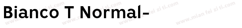Bianco T Normal字体转换
